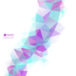 abstract background with triangles and polygon vector image
