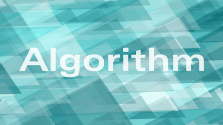digital technology algorithms background vector image