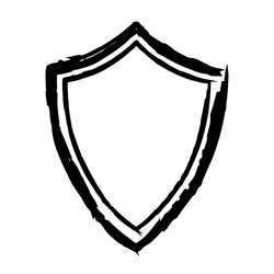 frame shield texture element outline border vector image