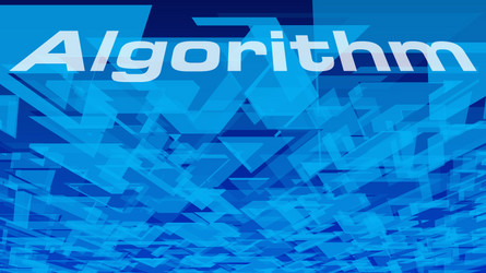 new technology algorithm geometric triangle vector image