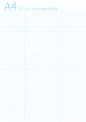 graph paper background blue plotting millimeter vector image
