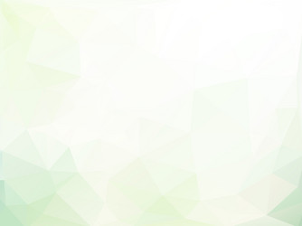 Soft Green Triangular Background vector image