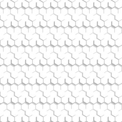 abstract hexagonal pattern white texture vector image