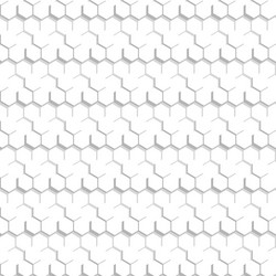 abstract hexagonal pattern white texture vector