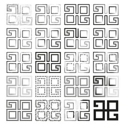 gradient square icon tile pattern abstract fading vector image