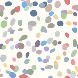 random scattered shapes colorful mosaic pattern vector image