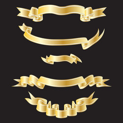 Vintage ribbons Royalty Free Vector Image - VectorStock