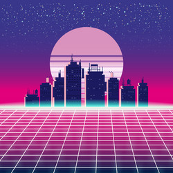Synthwave vaporwave retrowave glitch arrows Vector Image