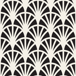 seamless rounded lines pattern abstract vector image