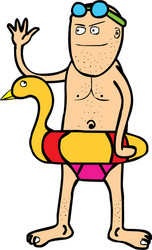 Man Beach Naked Vector Images (over 120)
