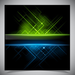 smooth colorful abstract techno background vector image