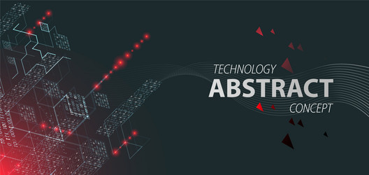 Binary Code Technology Background vector image