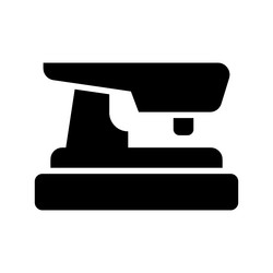 Hole puncher icon vector