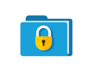 Secure File Access Icon vector image