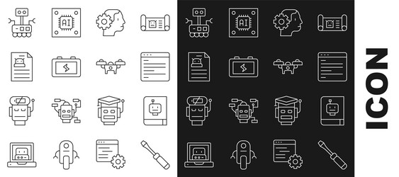 set line screwdriver user manual computer api vector image