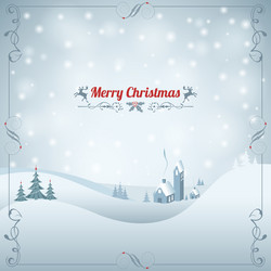 Grunge background with christmas tree Royalty Free Vector