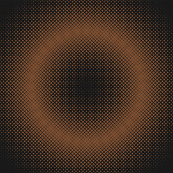 retro halftone square background pattern template vector image
