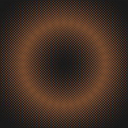 retro halftone square background pattern template vector