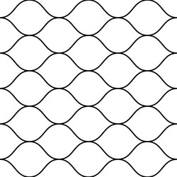 seamless pattern thin wavy lines horizontal mesh vector image