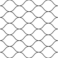 Seamless pattern thin wavy lines horizontal mesh vector