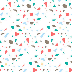 Pastel terrazzo floor granito stone seamless Vector Image