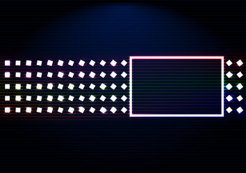abstract shiny frame with rectangles vector image
