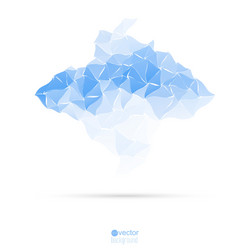 abstract background with triangles and polygon vector image