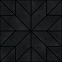 Dotted line geometric seamless pattern Royalty Free Vector