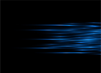 Blue horizontal glare vector