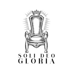 glory to god alone Vector Image