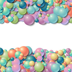 background frame with scatterd messy glowing vector image
