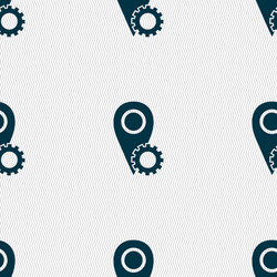 map pointer setting icon sign seamless abstract vector image
