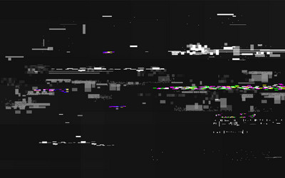 VHS Glitch Effect Photoshop Texture Overlay (Abstract)