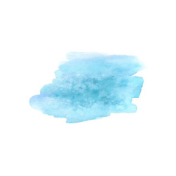 Watercolor Blue Spot Vector Image
