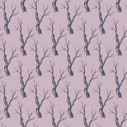 tree branches seamless pattern vector