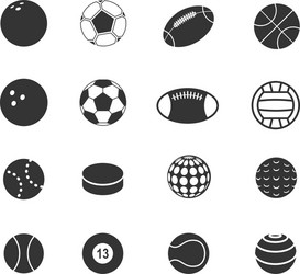 Christmas balls icons Royalty Free Vector Image