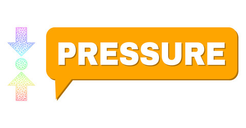 spectrum net gradient pressure vertical icon vector image