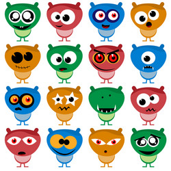 Aliens Royalty Free Vector Image Vectorstock