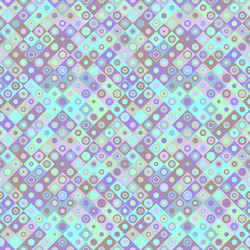 abstract seamless square and circle pattern vector image