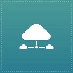 Cloud computing concept vector