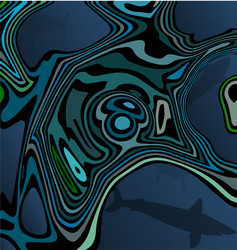 colored background image abstract shark vector image