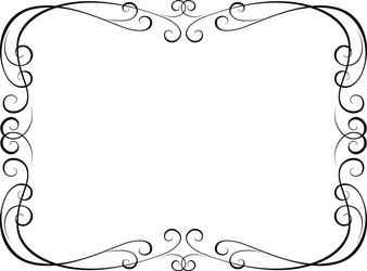 Ornate Decorative Frame Vector Image