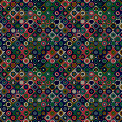 geometrical abstract circle mosaic pattern vector image