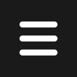 hamburger like menu dark mode glyph ui icon vector