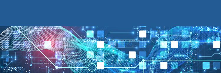 abstract data background with wireframe wave vector image