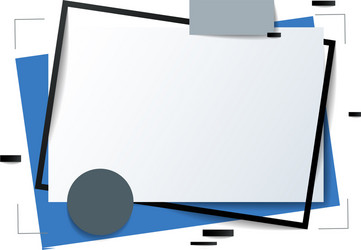 frame with copy space for text design template vector image
