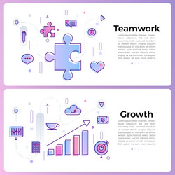 thin line icon layout design flat concept vector image