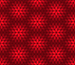 Geometric Red Pattern vector image