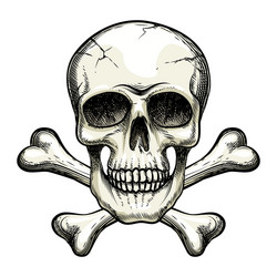 skull crossbones tattoo