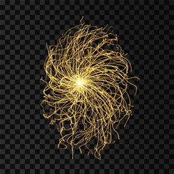 array with dynamic particles 3d design vector image